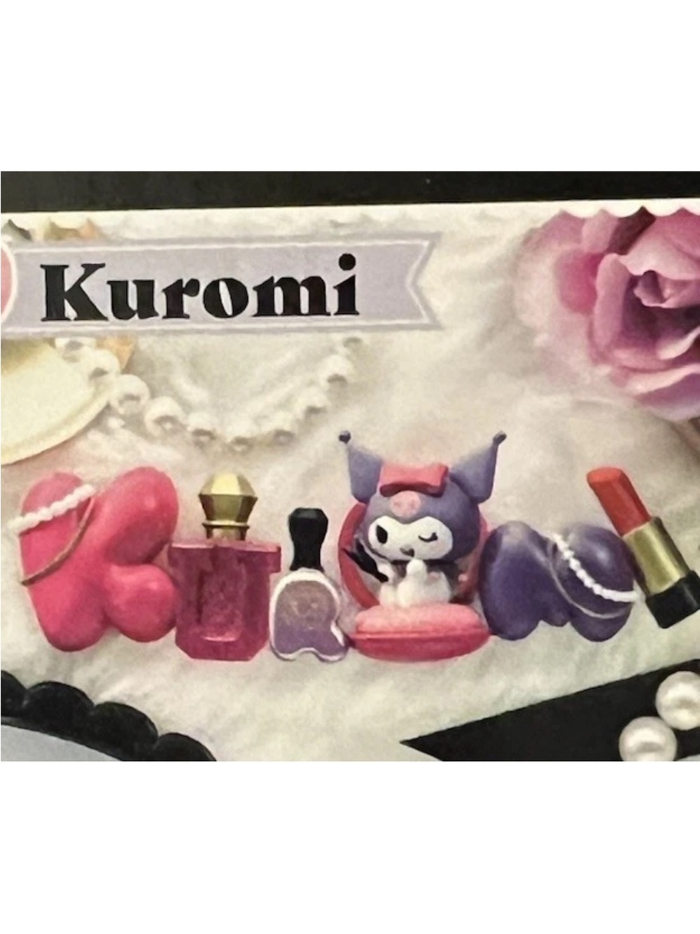 Sanrio Kuromi Words Collection Re-Ment Blind Box - Kuromi